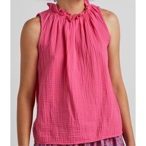 NWOT Xirena cotton gauze tank pink, small $148 D5
